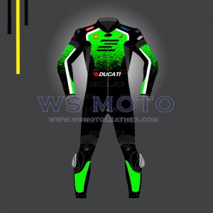 Ducati Corse Motorcycle Suit 2 piece & One Piece Leather Suit For Motorcycle  Riders